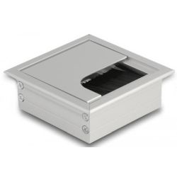 Delock DELOCK Kabeldurchführung für Tischeinbau mit Bürste 80 x 80 (66860)