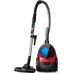 PowerPro Compact Bodenstaubsauger schwarz/rot/blau (FC9330/09)