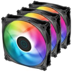 Iceberg THERMAL IceGALE Lightning ARGB 120mm Lüfter black 3er-Pack (IG12LT-B3A)