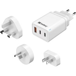 3in1 TravelCharger USB-C/A 65W weiß (441-59)