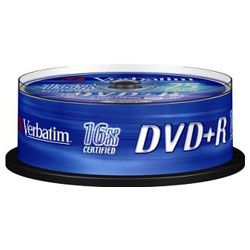 DVD+R 4.7GB 16x, 25er Spindel (43500) 
