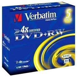 DVD+RW 4.7GB 4x, 5er Jewelcase (43229)