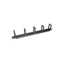 LogiLink Kabelführungspanel Logilink 19 1HE, 5 Plastikringe, schwarz (OR104B)