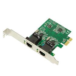 PCI-E Karte Gigabit Ethernet 2x RJ45 (PC0075)