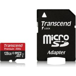 microSDXC Premium 128GB Speicherkarte UHS-I (TS128GUSDU1)