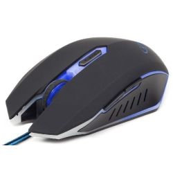 MUSG-001-B Gaming Maus schwarz/blau (MUSG-001-B)