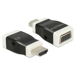 Adapter HDMI-A St > VGA Buchse mit Audio (65586)
