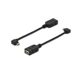 USB 2.0 ADPTER CABLE MICRO B-A (AK-300313-002-S)
