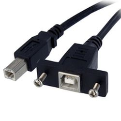1FT USB 2.0 PANEL MOUNT CABLE (USBPNLBFBM1)