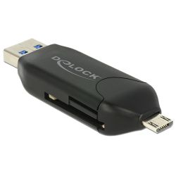 Adapt.Micro USB-USB + Card Reader (91734)