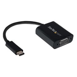 StarTech Adapter USB-C Stecker zu VGA Buchse schwarz (CDP2VGA)