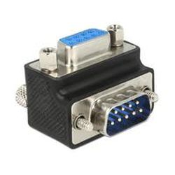 Delock DELOCK Adapter Sub-D 9Pin St/Bu 270G gewinkelt Schraube/Mutter (65595)