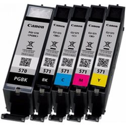 Canon PGI-570PGBK+CLI-571 Tintenpatrone Multipack schwarz/farbig (0372C004)