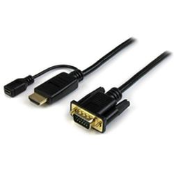 6FT HDMI TO VGA ADAPTER CABLE (HD2VGAMM6)