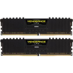 Vengeance LPX schwarz DIMM Kit 16GB, DDR4-3200 (CMK16GX4M2B3200C16)