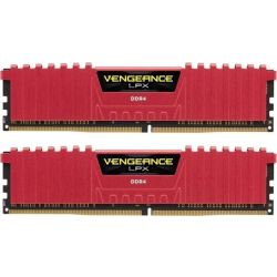 Vengeance LPX rot DIMM Kit 32GB, DDR4-2666, CL16 (CMK32GX4M2A2666C16R)