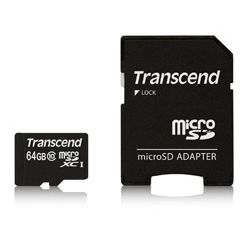 microSDXC Premium 64GB Speicherkarte (TS64GUSDXC10)