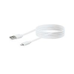 Schwaiger USB 2.0 Kabel Apple Lightning 2,0m Flachkabel w (LKF200L532)