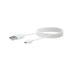 Schwaiger USB 2.0 Kabel A -> Micro B Ste/Ste 2,0m weiß (LK200M532)