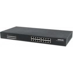 INTELLINET 16-Port Gigabit Ethernet PoE+ Switch Endspan, 19 Z (560993)