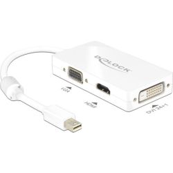 Adapterkabel mini DisplayPort 1.1 Stecker > 1 x VGA + 1 (62630)