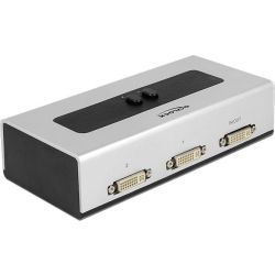 DVI Switch Delock 2 Eingänge -> 1 Ausgang DVI(24+5) bidirekt (87664)