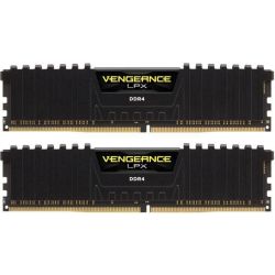 Corsair Vengeance LPX schwarz DIMM Kit 16GB, DDR4-2400 (CMK16GX4M2A2400C16)