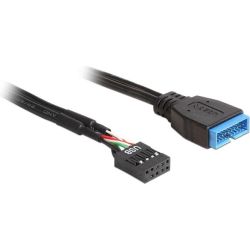 USB3.0 Kabel Delock Pinheader 19pin -> 8pin St/Bu 0.45m (83776)