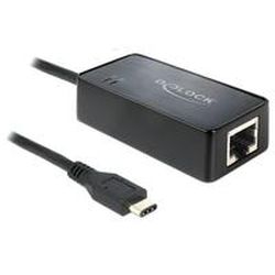 USB3.1 Adapter Delock USB C -> RJ45 St/Bu Gigabit Lan (62642)