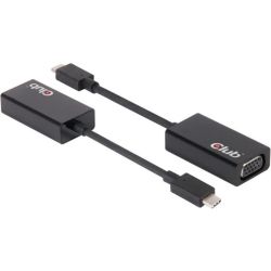 Club3D Adapter USB 3.1 Typ C > VGA          aktiv retail (CAC-1502)