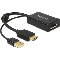 Adapterkabel HDMI zu DisplayPort 0.25m schwarz (62667)