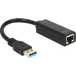 USB3.0 Adapter Delock A -> RJ45 Gigabit St/Bu (62616)