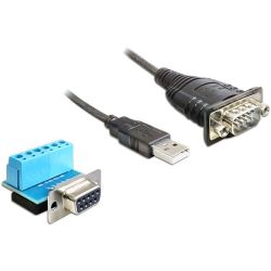 Delock Adapter USB 2.0 > 1 x Seriell RS- (62406)