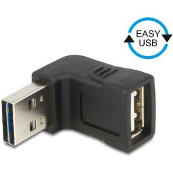 Adapter EASY USB 2.0-A Stecker > USB 2.0-A Buchse gewinkelt (65521)