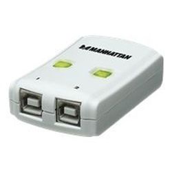 Umschalter Manhattan USB 2.0 2-Port  schwarz (162005)