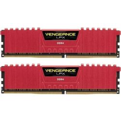Vengeance LPX rot DIMM Kit 16GB, DDR4-3200 (CMK16GX4M2B3200C16R)