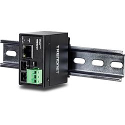 TI-F10S30 Hardened Industrial Railmount Media Converter (TI-F10S30)