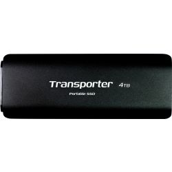 Transporter Portable 4TB Externe SSD schwarz (PTP4TBPEC)