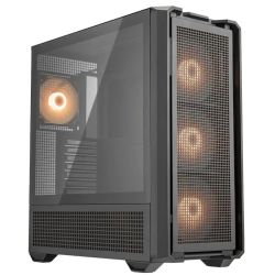 MX600 RGB Gehäuse schwarz mit Sichtfenster (CGR-57C9B-RGB)