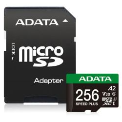 SPEED PLUS microSDXC 256GB Speicherkarte (UD256GUI3V30A2SP-RA1)