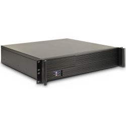 Inter-Tech IPC 2U-K240L Gehäuse schwarz 2HE (88887331)