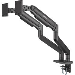 462587 Dual-Monitor-Tischhalterung schwarz (462587)