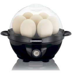 Eierkocher 7 Eier mit transparenter Taste 360W Schwarz (16270021)