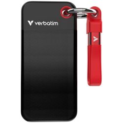 Verbatim Pocket SSD 2TB Externe SSD schwarz/rot (32196)