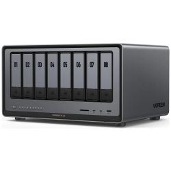 NASync DXP8800 Plus NAS-Gehäuse grau (35127)