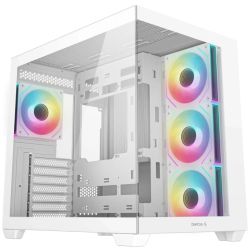 DeepCool CG530 4F WH Gehäuse weiß mit Sichtfenster (R-CG530-WHADA4-G-1)