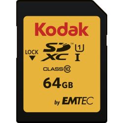 Kodak 650X R95/W90 SDXC 64GB Speicherkarte (EKMSD64GXC10HPRK)