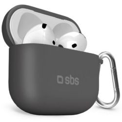 SBS Silicone Case AirPods 4 schwarz (TEAPSILCOV4K)