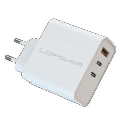 LC-Power 65W GaN USB-Ladegerät weiß (LC-GAN-65)