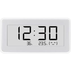 Temperature and Humidity Monitor Clock weiß (BHR5435GL)